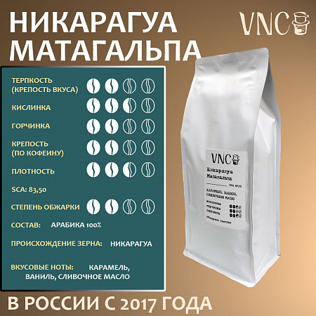 Кофе VNC "Никарагуа Матагальпа" в зернах 1 кг